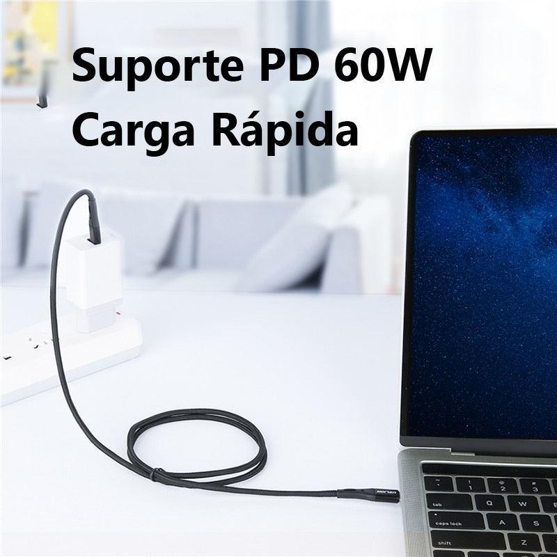 Produtos Cabo USB USLION PD 60W Tipo C