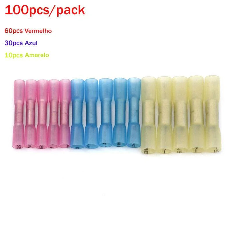 Conectores de Fio de Vedação de Solda à Prova D'água: Segurança Garantida em Qualquer Quantidade - Loja Universo 4V