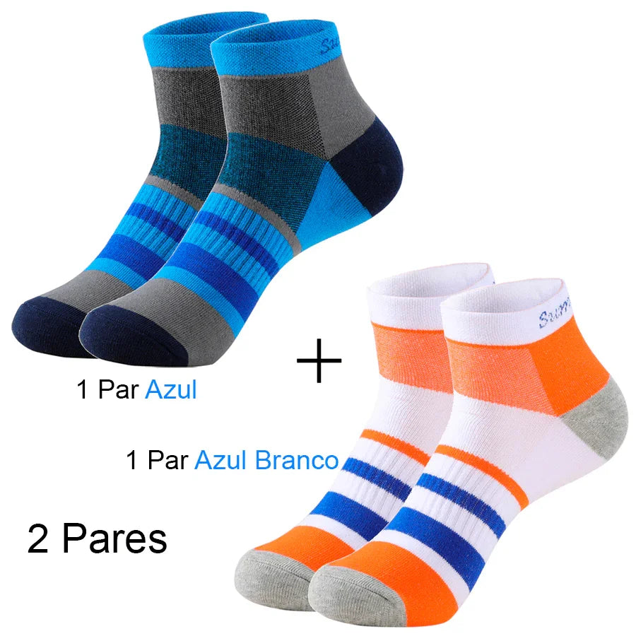 Meias Esportivas Masculinas Coloridas