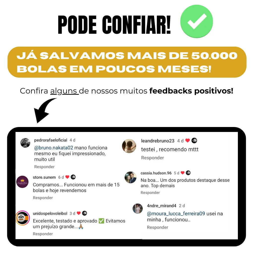 Kit De Bola Cola 10 Tiros - Consertar Bola