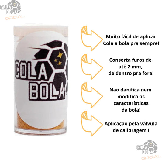 Kit De Bola Cola 10 Tiros - Consertar Bola