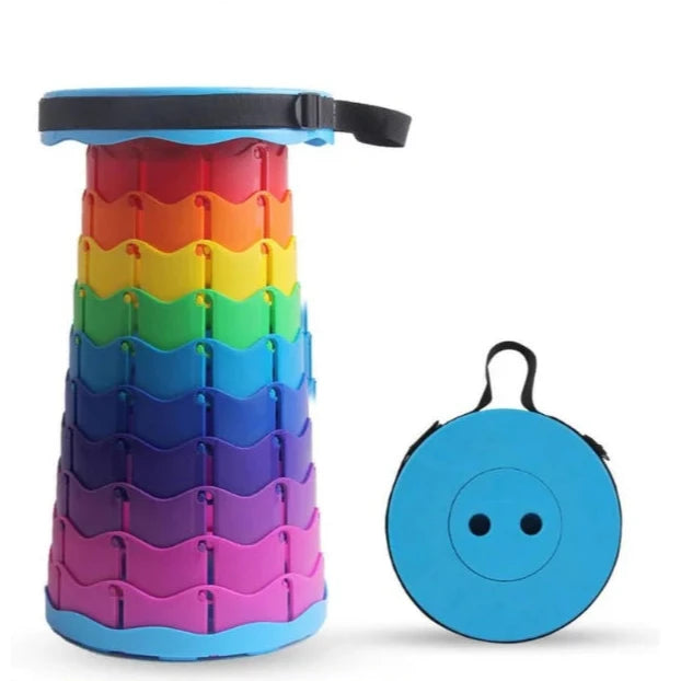 Banco Retrátil Portátil C/ Cabo Telescópico