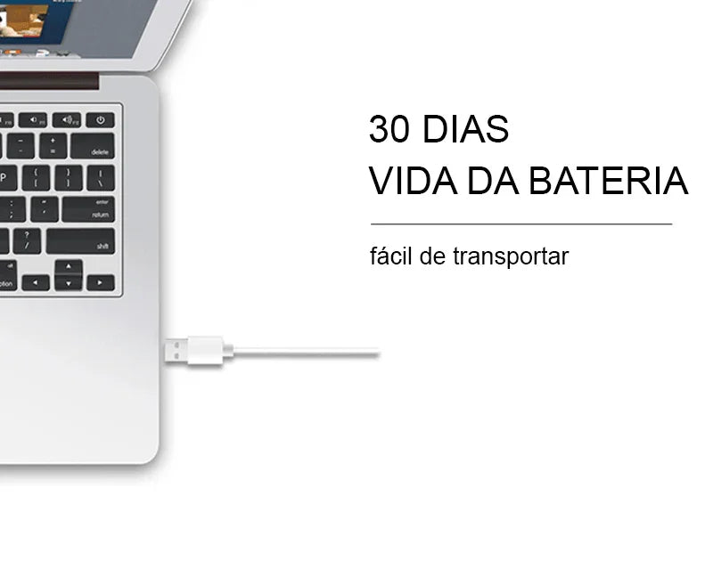 Escova de Dentes Elétrica Recarregável Sonic Travel: Limpeza Conveniente com Cabeças de Substituição para Adultos - Loja Universo 4V