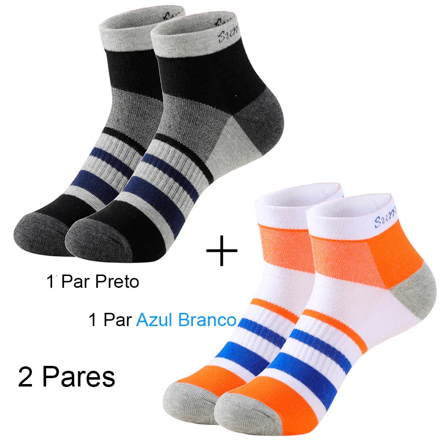 Meias Esportivas Masculinas Coloridas