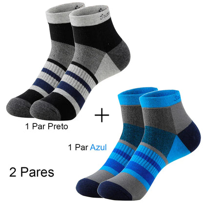 Meias Esportivas Masculinas Coloridas