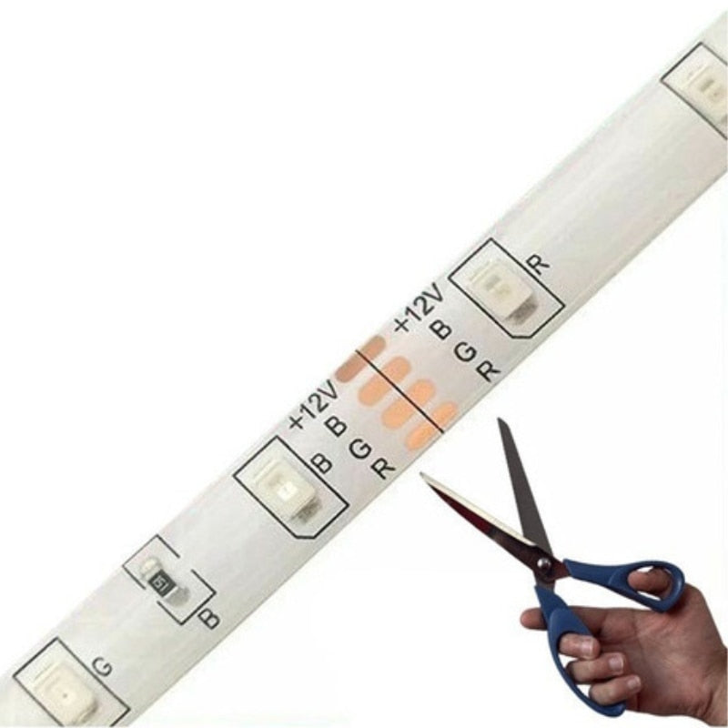 Fita LED IP20 5050: Iluminação Branca Fria para Interior e Exterior Residencial - Loja Universo 4V