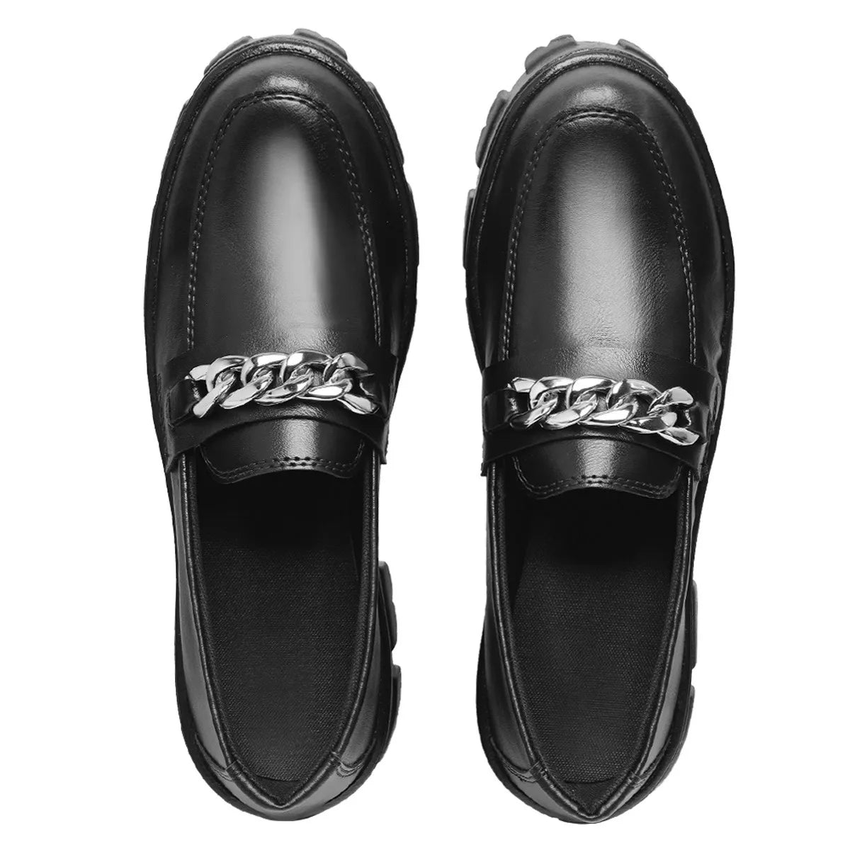 mocassim feminino Tratorado plataforma elegante social corrente