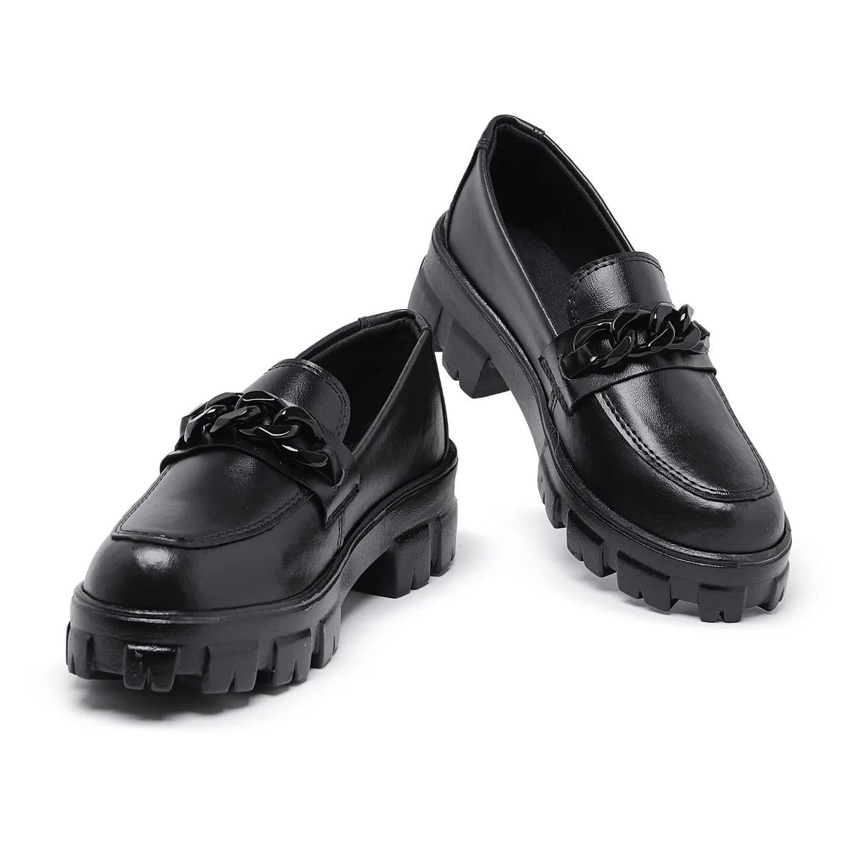 mocassim feminino Tratorado plataforma elegante social corrente