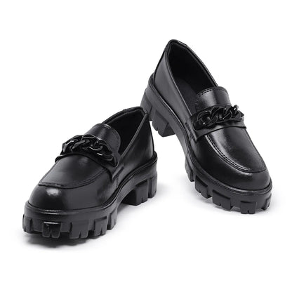 mocassim feminino Tratorado plataforma elegante social corrente
