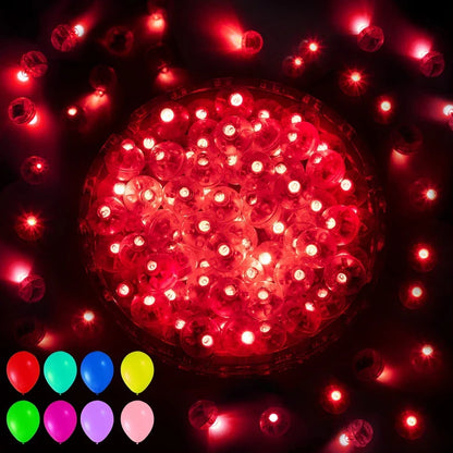 Kit com até 100 Mini Luzes de LED - Ideal para Balões, Lanternas e Decorações Festivas