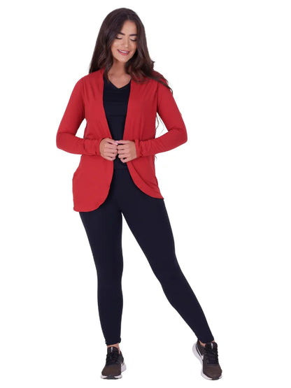 Cardigan Feminino Leve com Listras – Estilo Casual e Confortável para o Dia a Dia