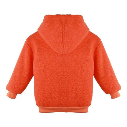 Moletom de Inverno com Capuz para Meninos e Meninas: Conforto e Estilo com Lã Grosso - Loja Universo 4V