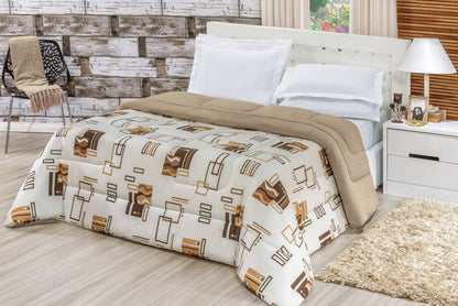 SILD Edredom de Microfibra 400 Fios Dupla Face