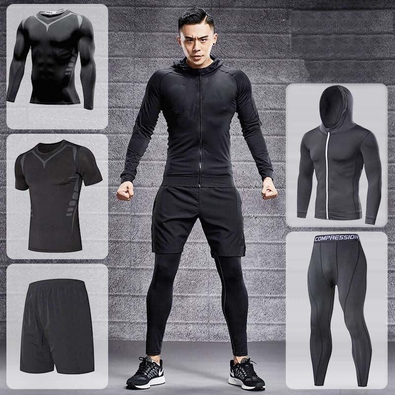 Treinamento Fitness Conjunto de Roupas Esportivas: Leggings de Compressão para um Desempenho Incrível! - Loja Universo 4V