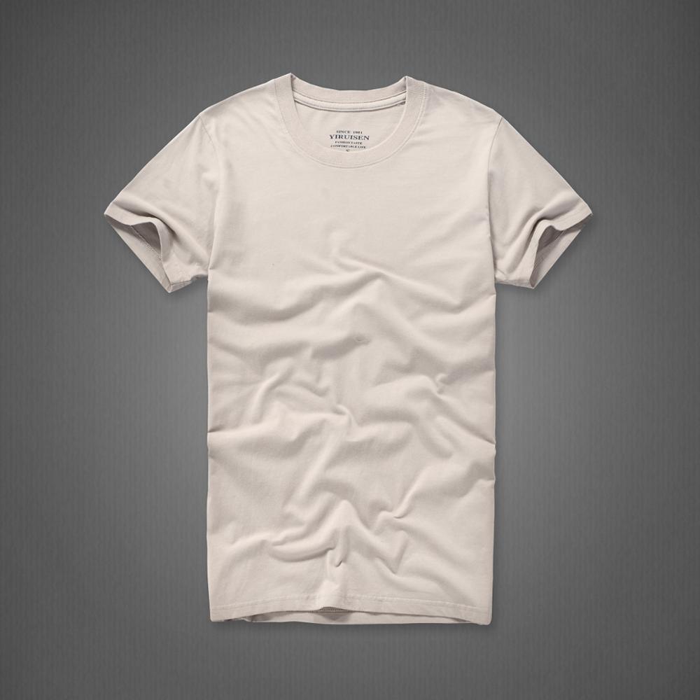 Camisas para Homem 100% Algodão Gola-o e Manga Curta