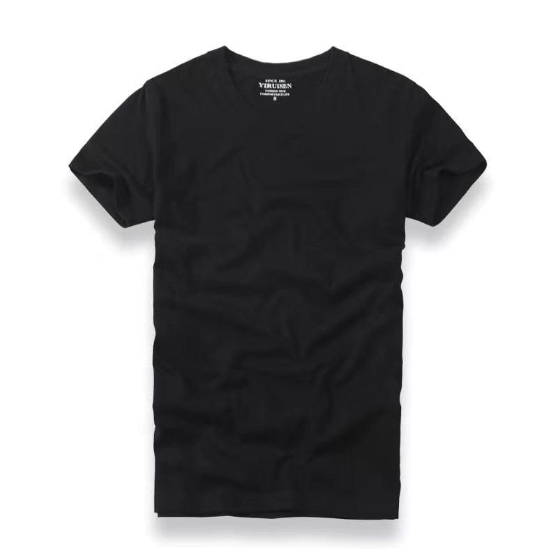 Camisas para Homem 100% Algodão Gola-o e Manga Curta