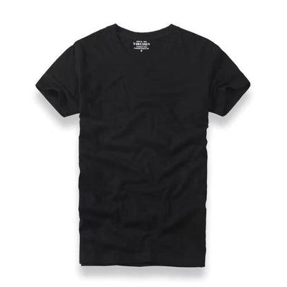 Camisas para Homem 100% Algodão Gola-o e Manga Curta