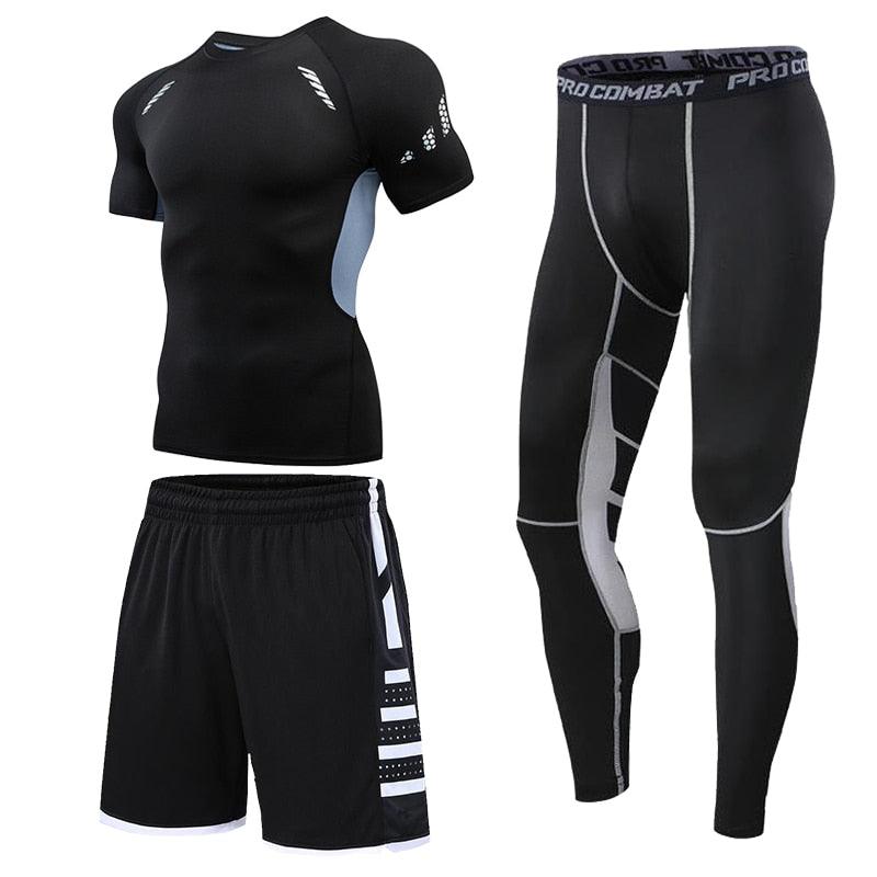 Treinamento Fitness Conjunto de Roupas Esportivas: Leggings de Compressão para um Desempenho Incrível!