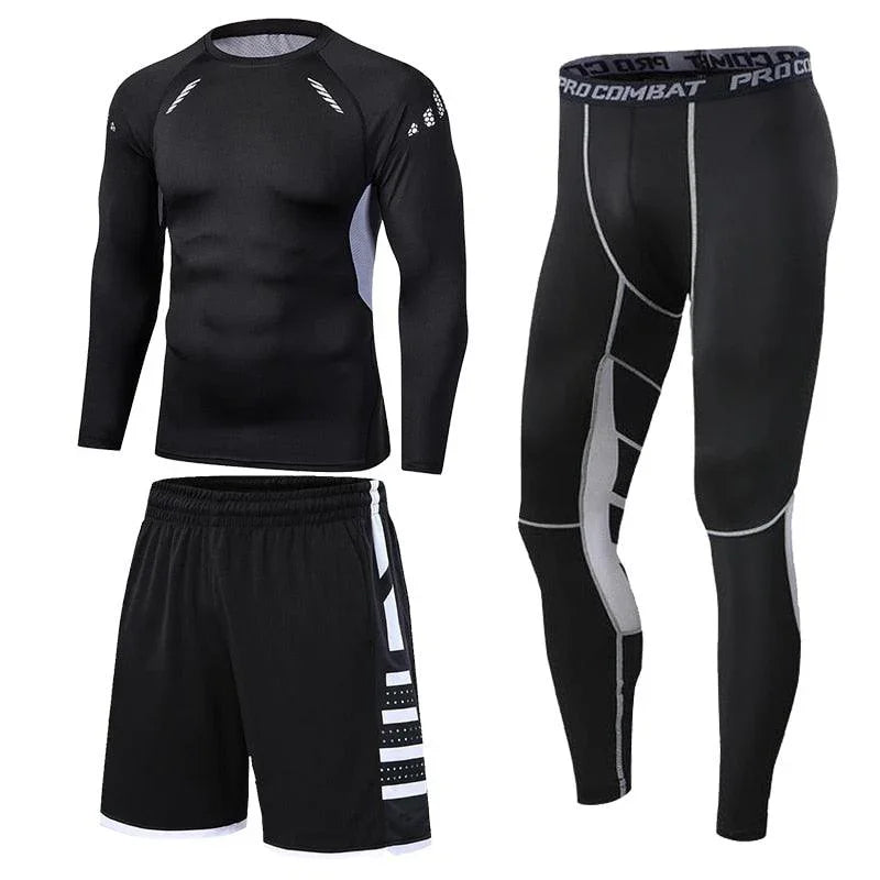 Treinamento Fitness Conjunto de Roupas Esportivas: Leggings de Compressão para um Desempenho Incrível! - Loja Universo 4V