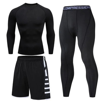 Treinamento Fitness Conjunto de Roupas Esportivas: Leggings de Compressão para um Desempenho Incrível! - Loja Universo 4V