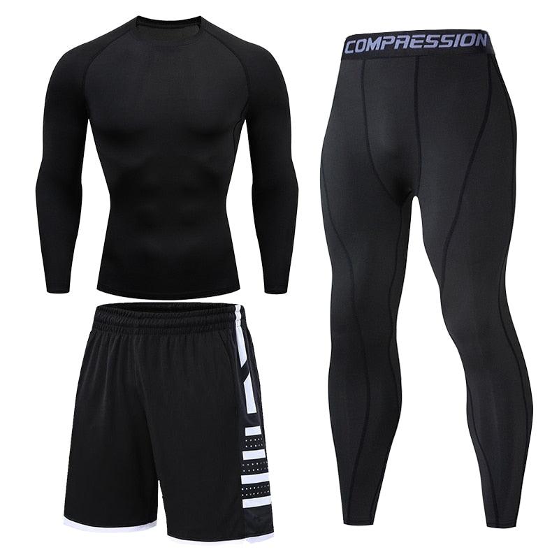 Treinamento Fitness Conjunto de Roupas Esportivas: Leggings de Compressão para um Desempenho Incrível!