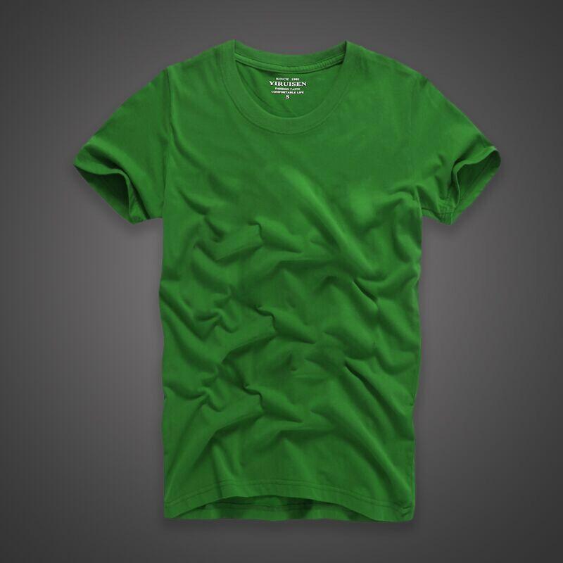 Camisas para Homem 100% Algodão Gola-o e Manga Curta