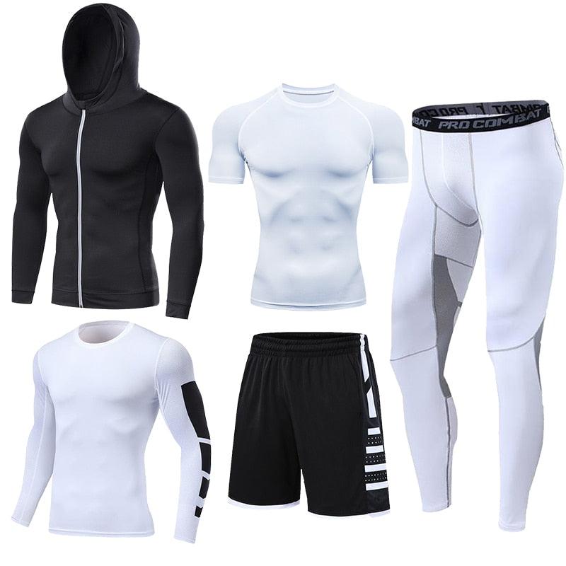 Treinamento Fitness Conjunto de Roupas Esportivas: Leggings de Compressão para um Desempenho Incrível!