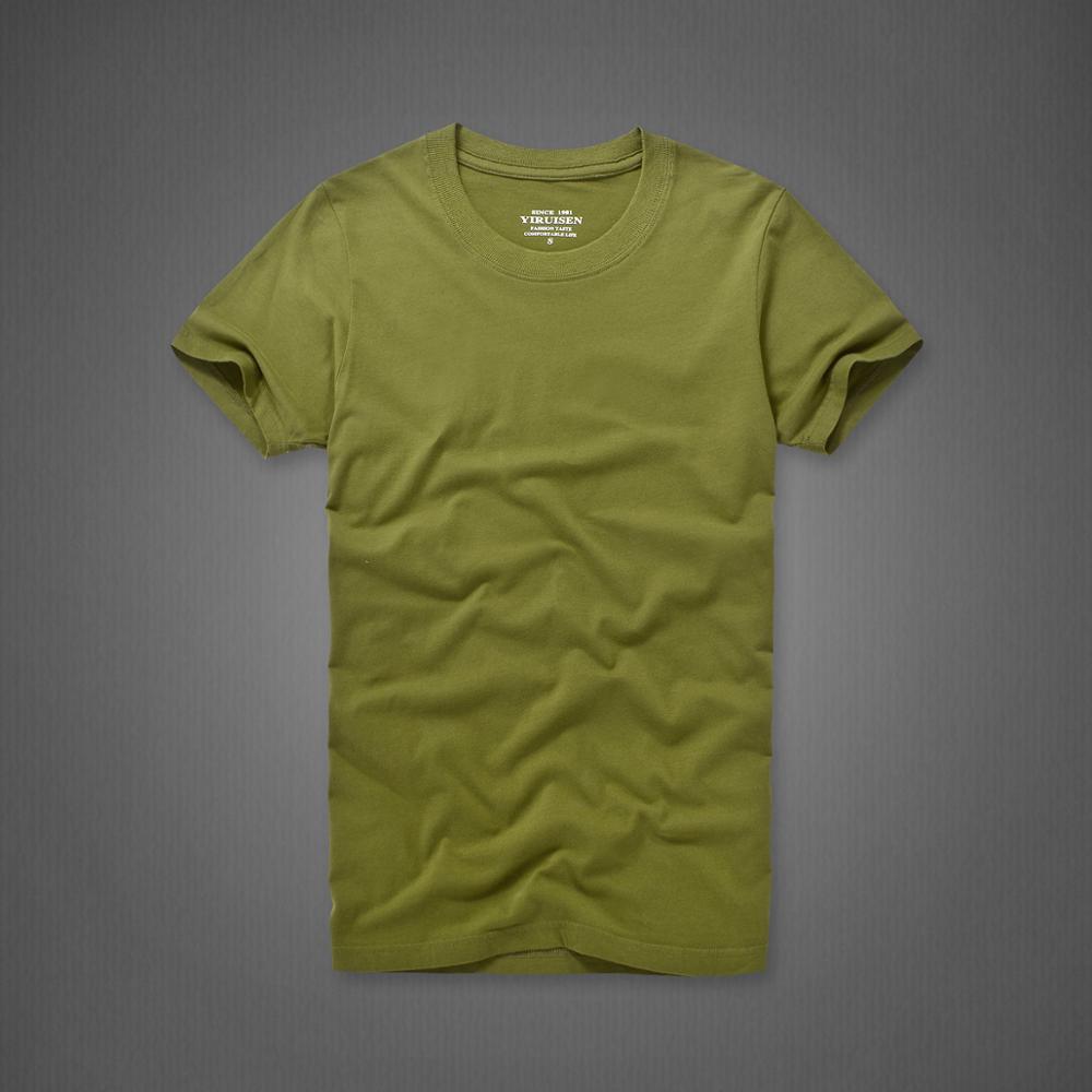 Camisas para Homem 100% Algodão Gola-o e Manga Curta