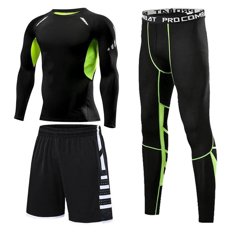Treinamento Fitness Conjunto de Roupas Esportivas: Leggings de Compressão para um Desempenho Incrível! - Loja Universo 4V