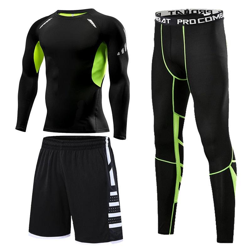 Treinamento Fitness Conjunto de Roupas Esportivas: Leggings de Compressão para um Desempenho Incrível!