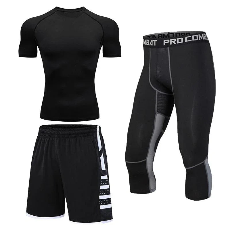 Treinamento Fitness Conjunto de Roupas Esportivas: Leggings de Compressão para um Desempenho Incrível! - Loja Universo 4V
