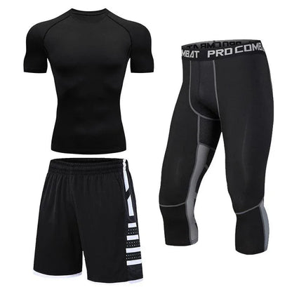 Treinamento Fitness Conjunto de Roupas Esportivas: Leggings de Compressão para um Desempenho Incrível! - Loja Universo 4V