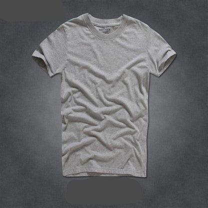 Camisas para Homem 100% Algodão Gola-o e Manga Curta