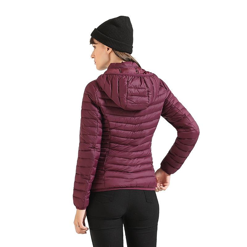 Jaqueta Puffer com Capuz para Mulheres: Conforto e Estilo em um Casaco Acolchoado