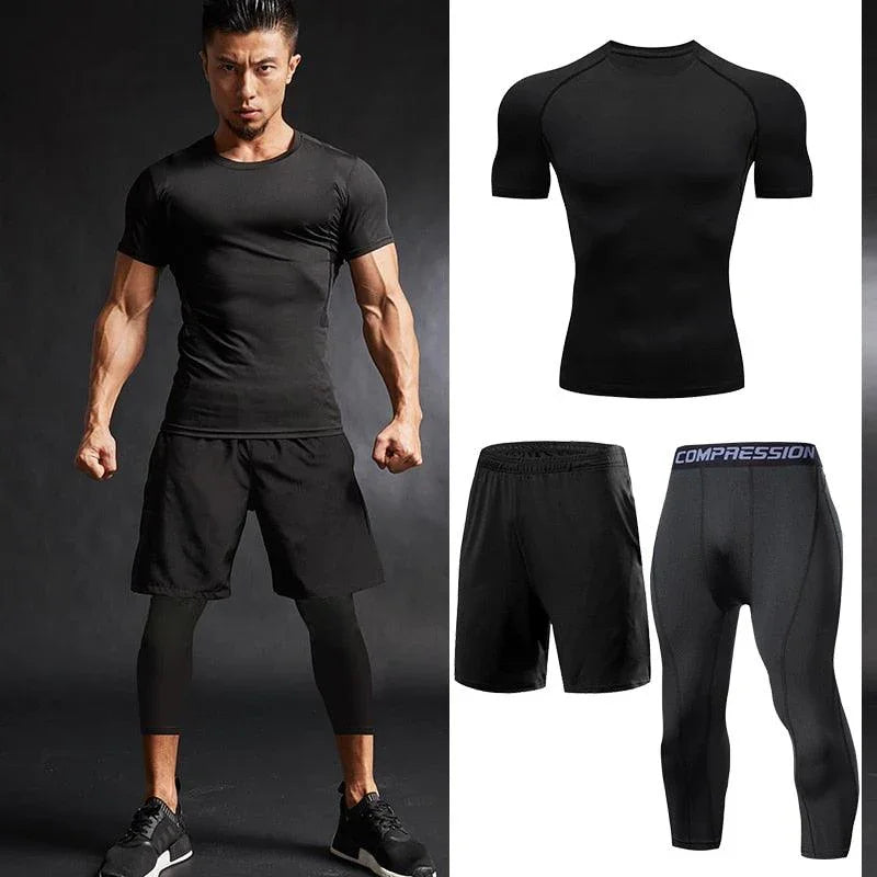 Treinamento Fitness Conjunto de Roupas Esportivas: Leggings de Compressão para um Desempenho Incrível! - Loja Universo 4V