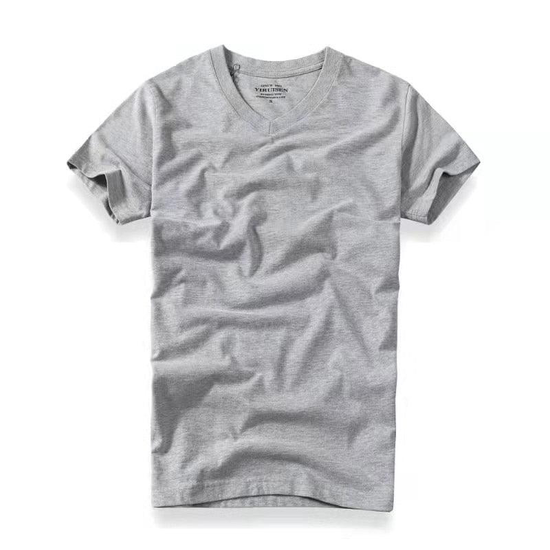 Camisas para Homem 100% Algodão Gola-o e Manga Curta