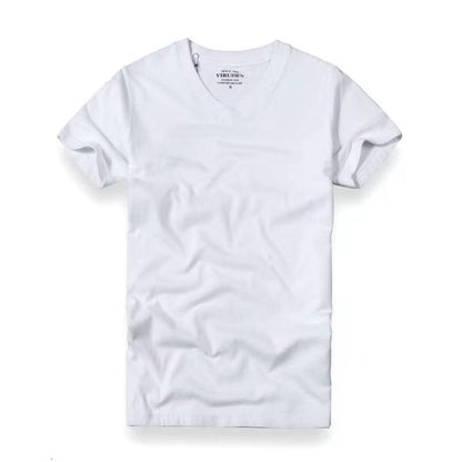 Camisas para Homem 100% Algodão Gola-o e Manga Curta