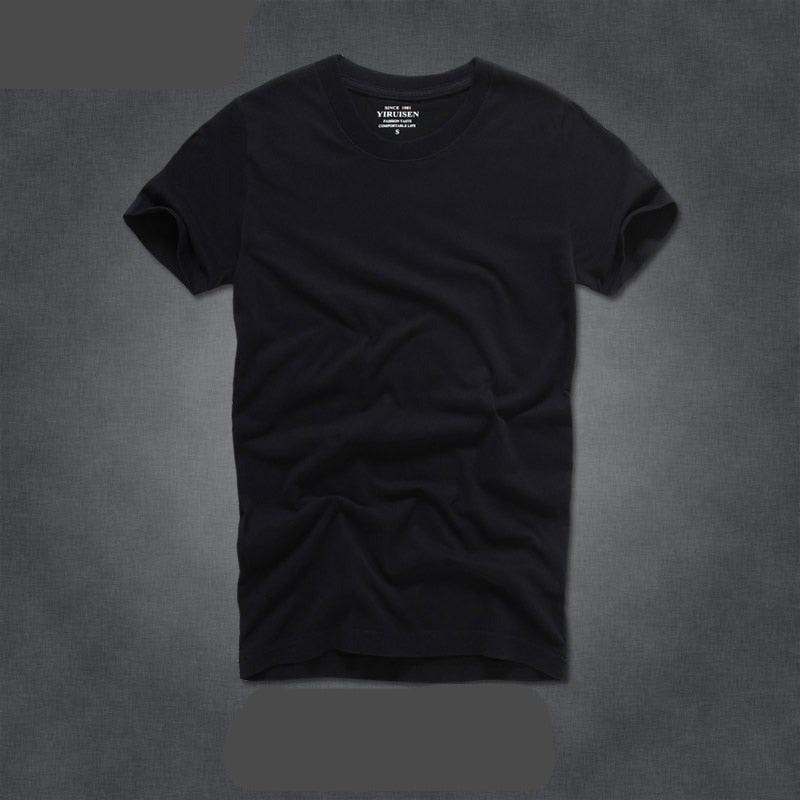 Camisas para Homem 100% Algodão Gola-o e Manga Curta