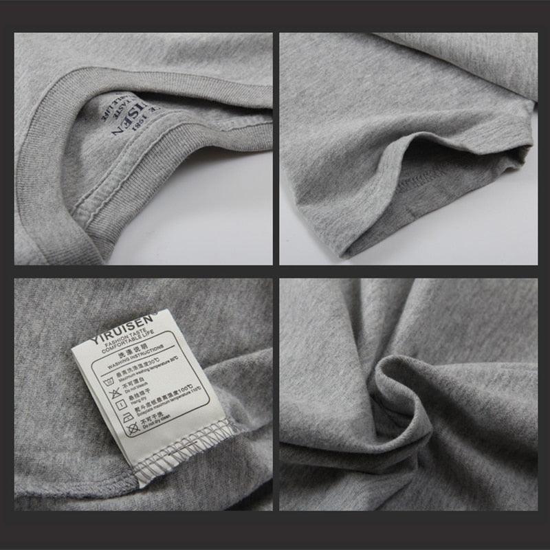 Camisas para Homem 100% Algodão Gola-o e Manga Curta