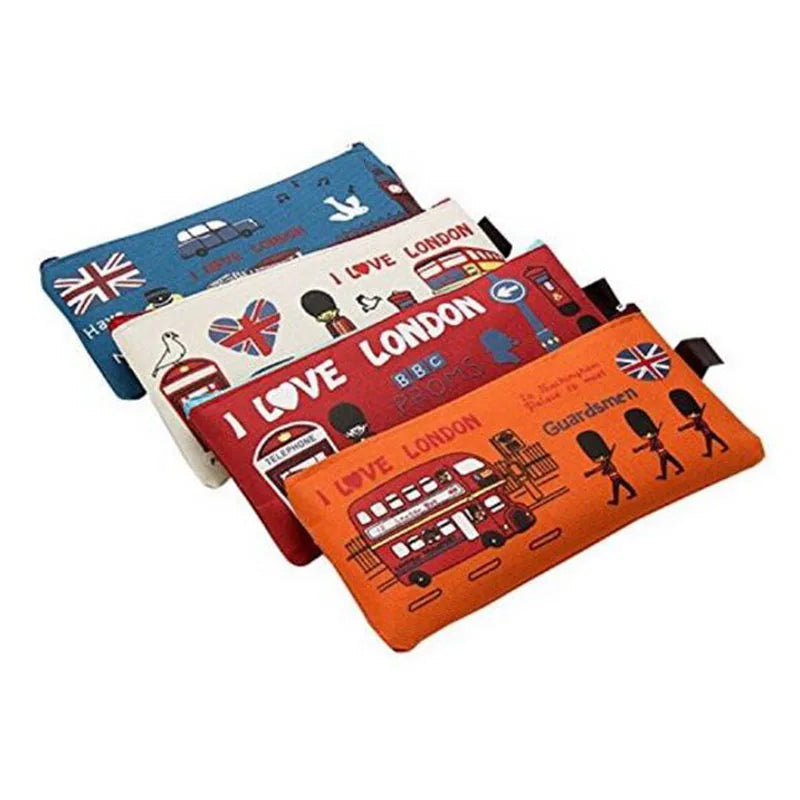 Estojo Escolar Estilo Cartoon em Tecido Oxford – Versátil e Resistente