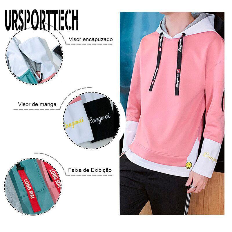 Hoodies Masculinos de Outono: Conforto e Estilo com Mangas Longas - Loja Universo 4V