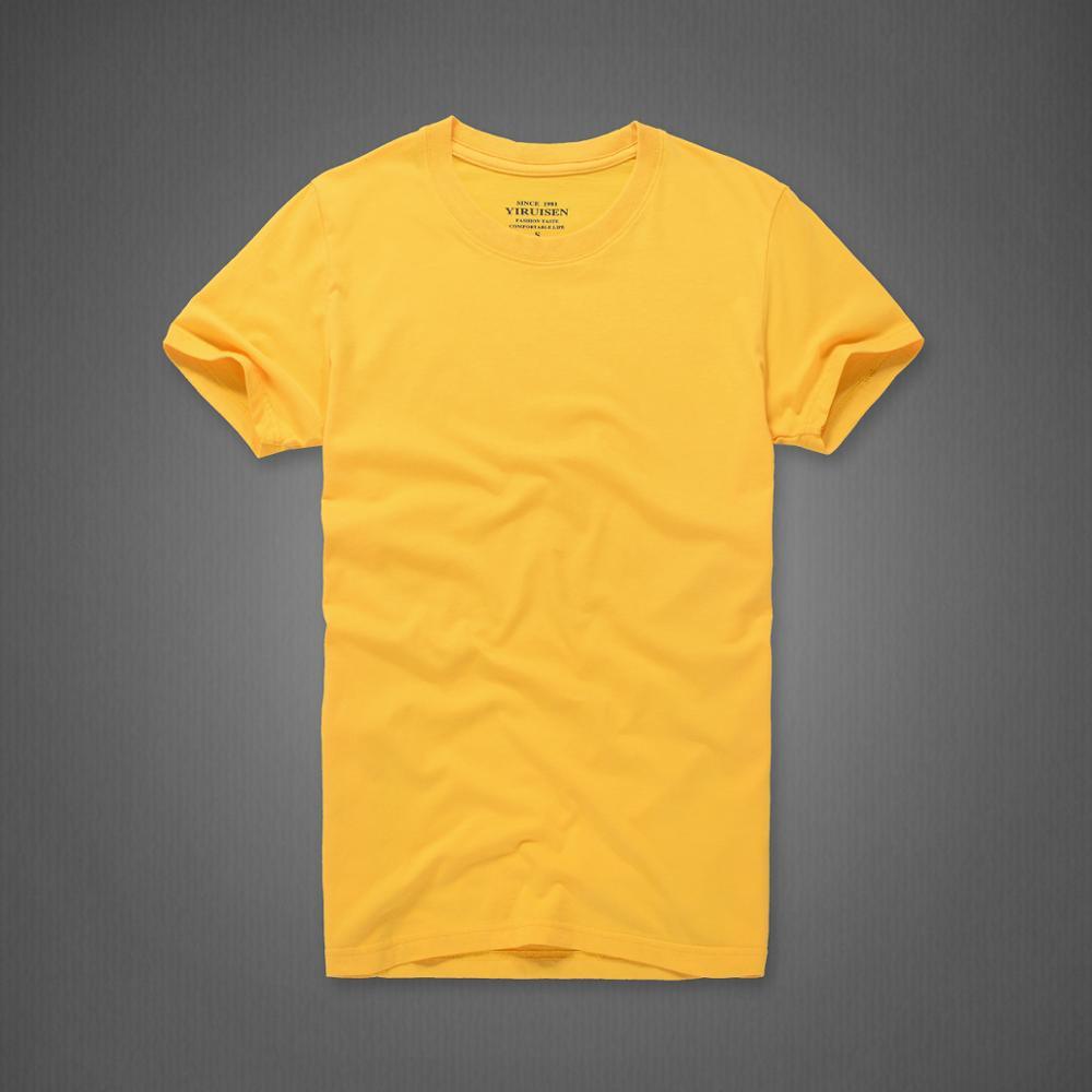 Camisas para Homem 100% Algodão Gola-o e Manga Curta