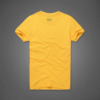 Camisas para Homem 100% Algodão Gola-o e Manga Curta