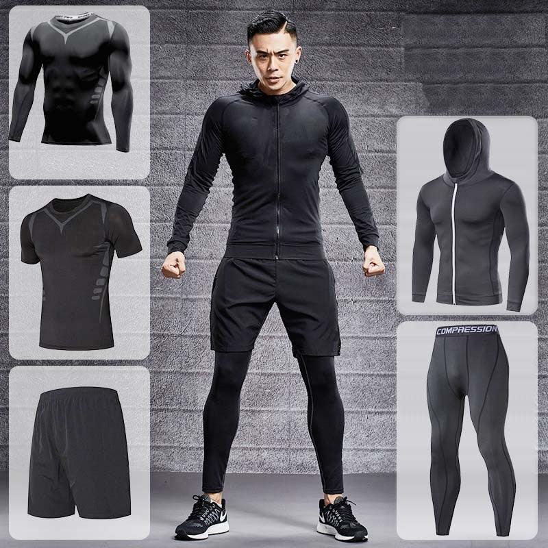 Treinamento Fitness Conjunto de Roupas Esportivas: Leggings de Compressão para um Desempenho Incrível!