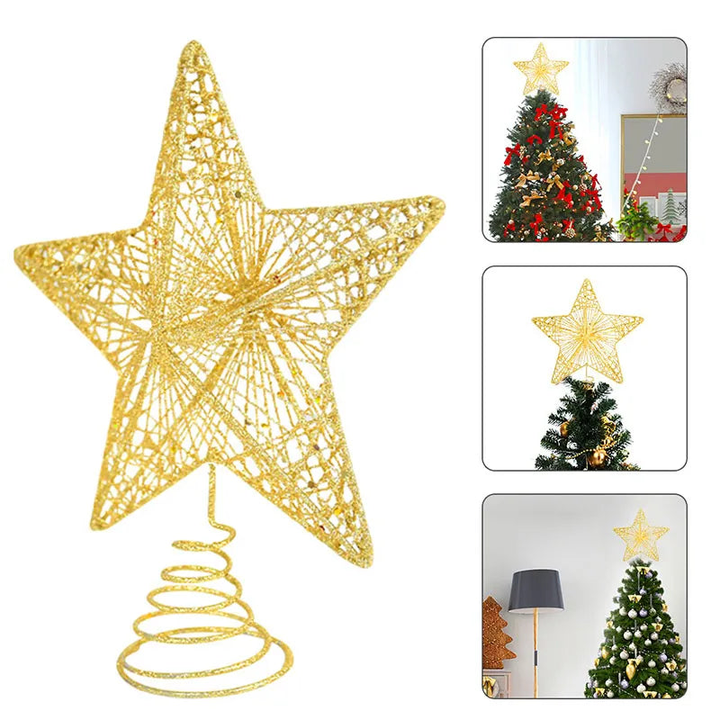 Estrela para Decoração do Topo da Árvore de Natal: Adicione Brilho à sua Celebração - Loja Universo 4V