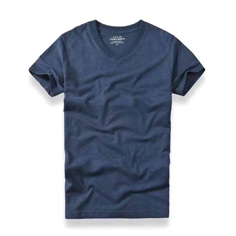 Camisas para Homem 100% Algodão Gola-o e Manga Curta