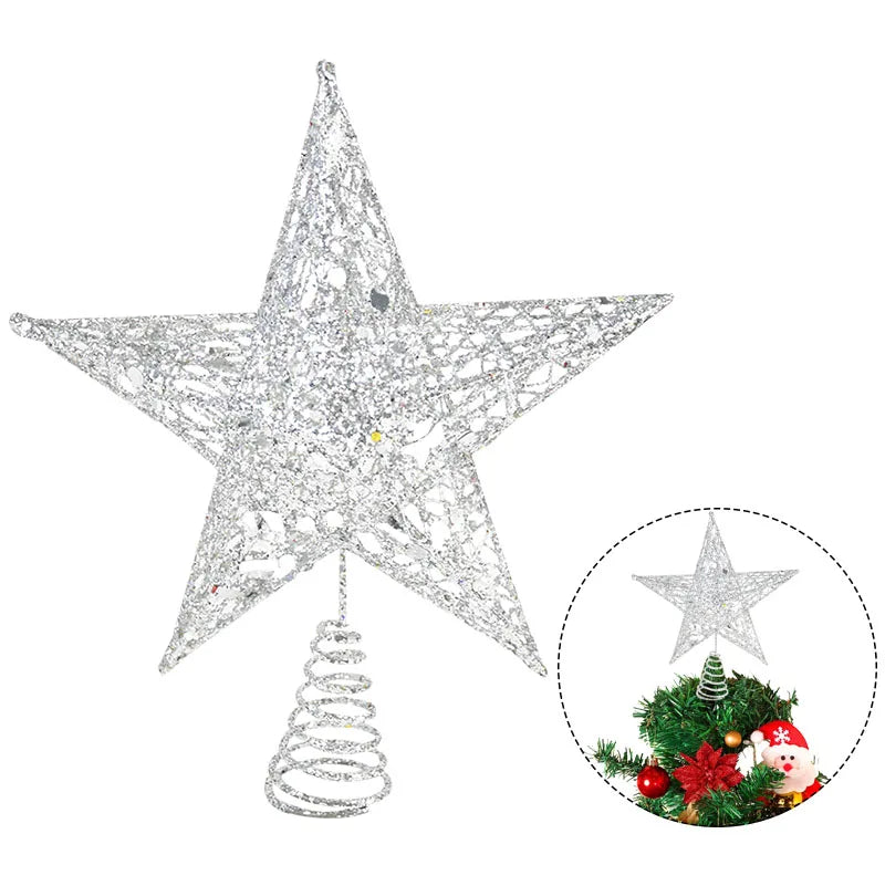 Estrela para Decoração do Topo da Árvore de Natal: Adicione Brilho à sua Celebração - Loja Universo 4V