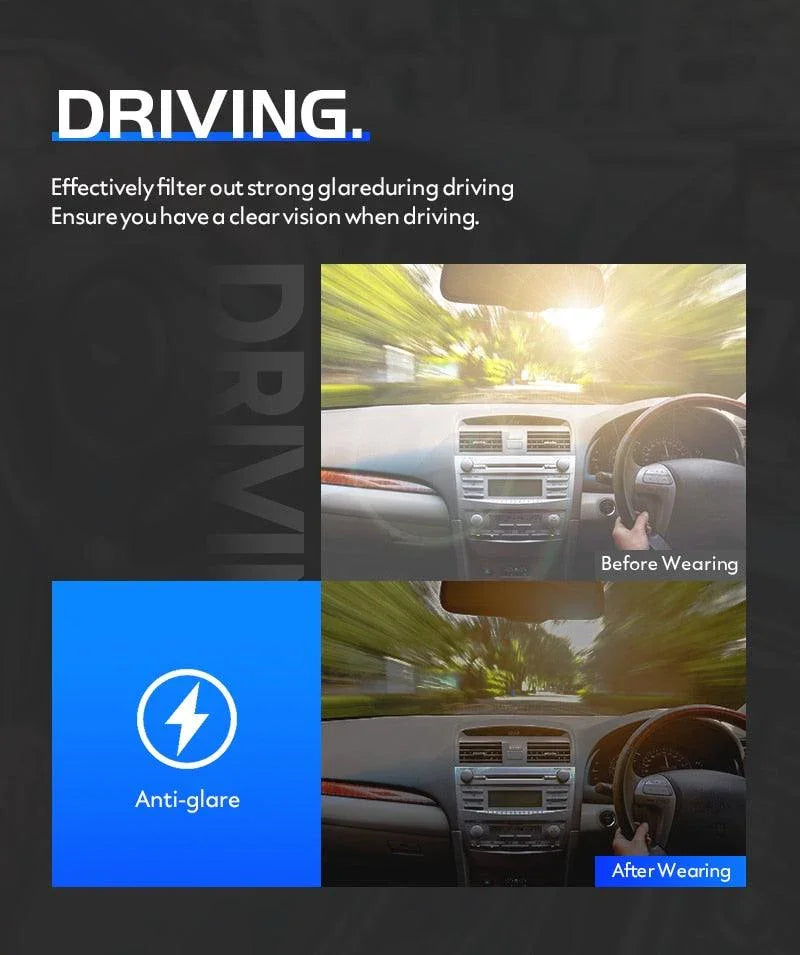 Óculos de Sol Polarizados para Ciclismo MTB: Visão Clara e Proteção Contra o Brilho do Sol durante suas Aventuras - Loja Universo 4V