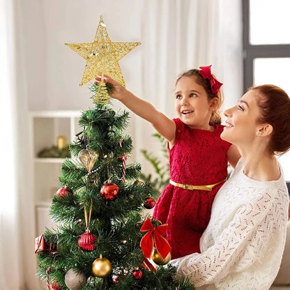 Estrela para Decoração do Topo da Árvore de Natal: Adicione Brilho à sua Celebração - Loja Universo 4V