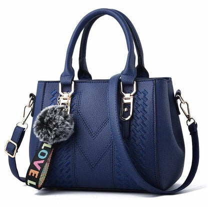 Bolsa de Ombro Luxuosa Gusure para Mulheres - Elegância com Bordados e Tassel